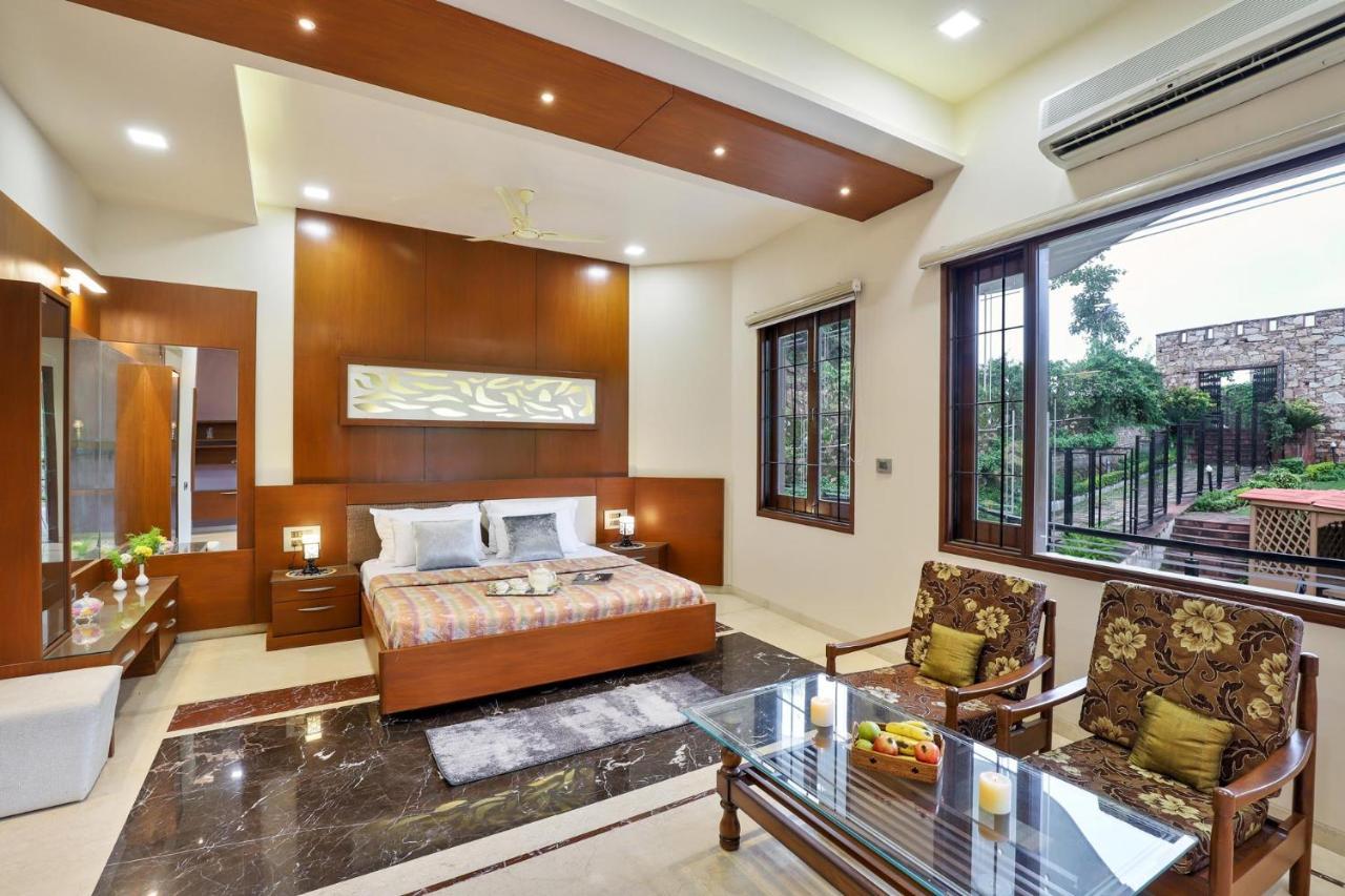 Stayvista'S Prakriti Farms With Outdoor Pool, Complimentary Breakfast And Hi-Tea Udajpur Zewnętrze zdjęcie